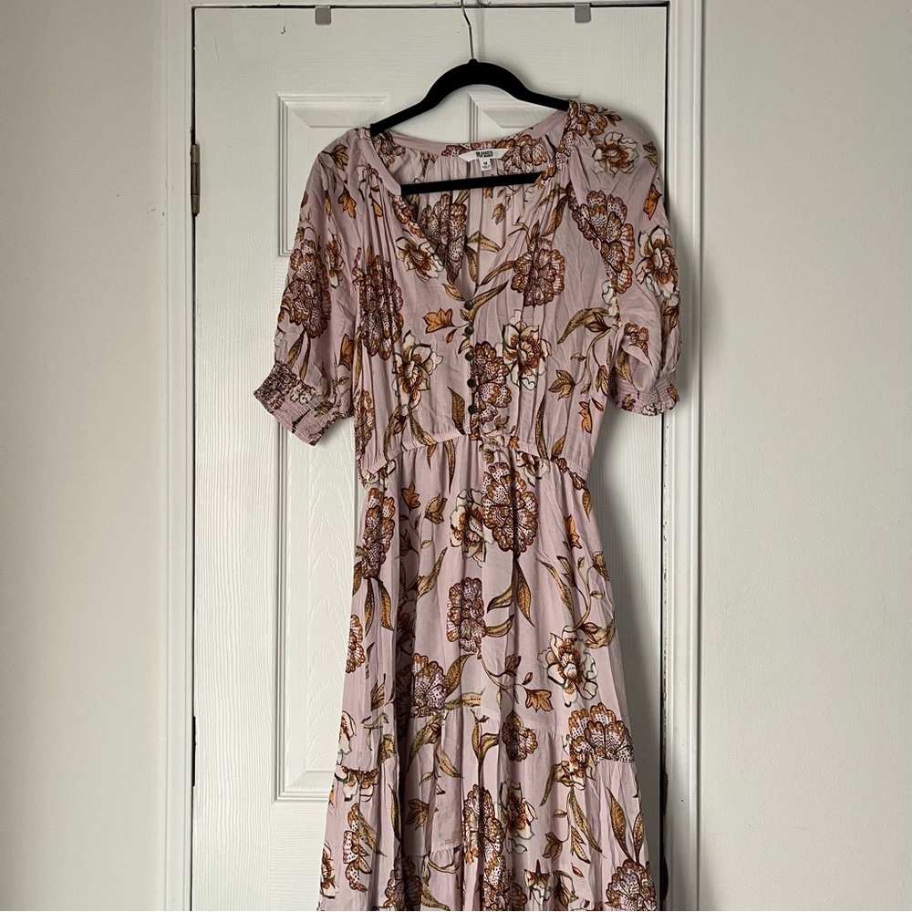 MIDI dress, cute flowers print!